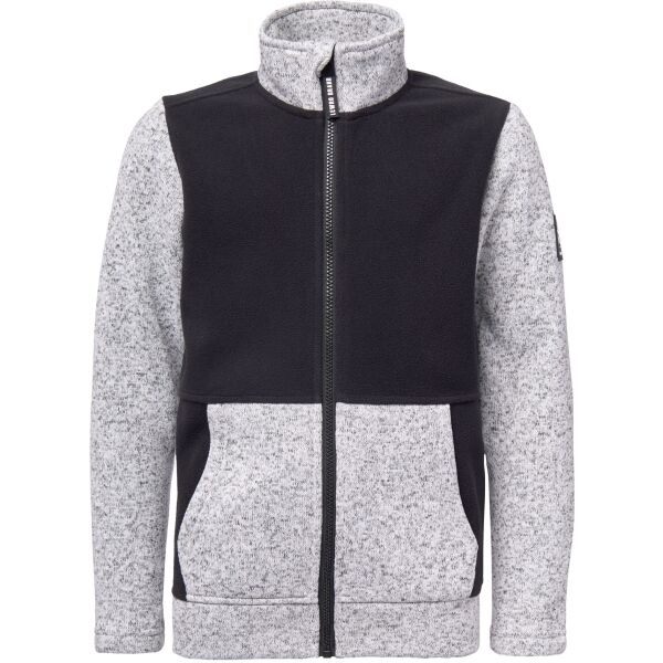 Lewro BILGE Dětská fleecová mikina svetrového vzhledu