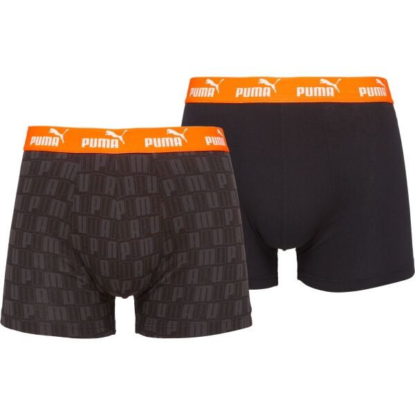 Puma ELEMENTS MEN PRINTED BOXERS 2P Pánské boxerky