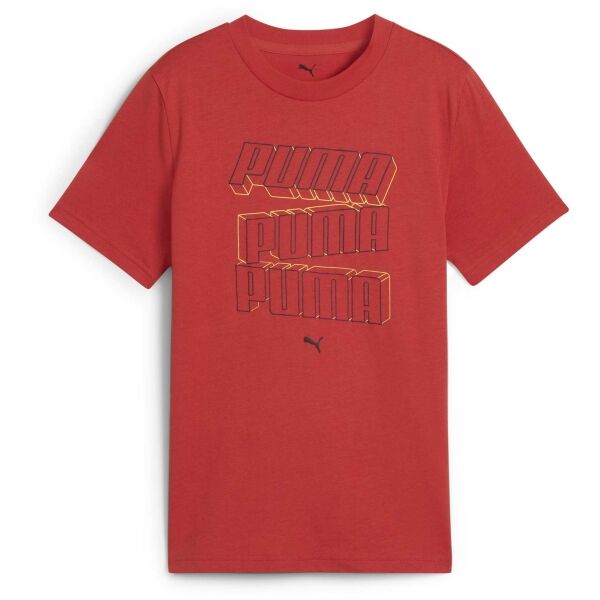 Puma ESSENTIALS LOGO LAB HOG TEE B Chlapecké triko