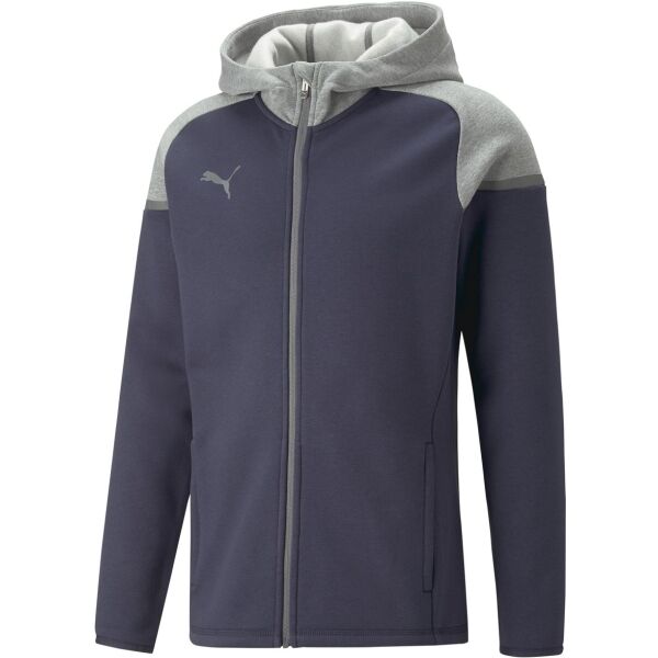 Puma TEAMCUP CASUALS HOODED Pánská tréninková mikina