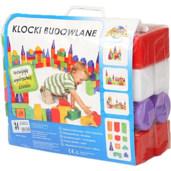 RELAKS-TOYS BUILDING BLOCKS Stavební kostky