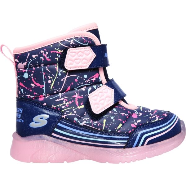 Skechers ILLUMI-BRIGHTS-POWER PAINT Dívčí zimní obuv