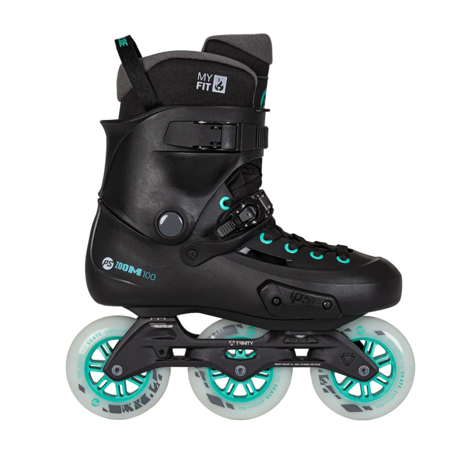 Powerslide Kolečkové brusle Powerslide Zoom Pro 100 Black