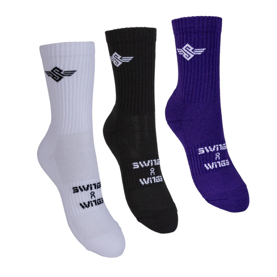Powerslide Ponožky Swings Crew Socks 3-Pack