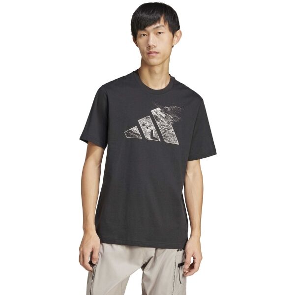 adidas CITY ESCAPE GRAPHIC TEE Pánské triko