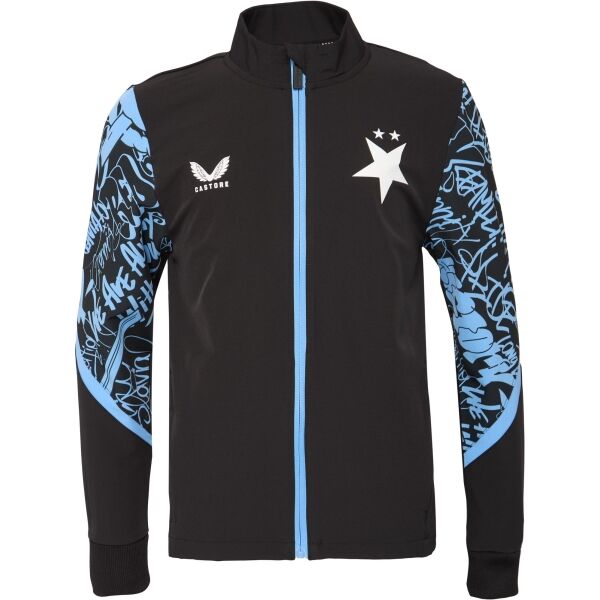 CASTORE SLAVIA PRAGUE PRE MATCH JACKET JR Dětská předzápasová bunda