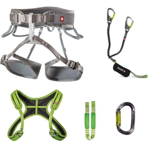 OCÚN VIA FERRATA TWIST + CHEST SET Ferratový set s páracím tlumičem