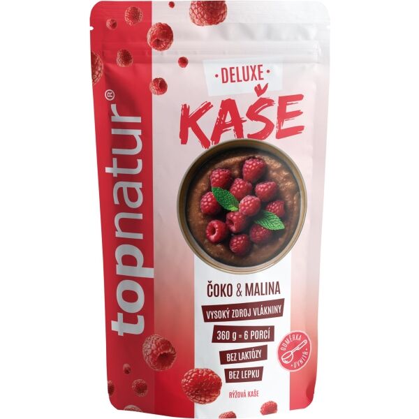 TOPNATUR DELUXE ČOKO & MALINA 360 G Rýžová kaše