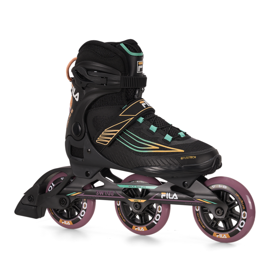 Fila Kolečkové brusle Fila Legacy Pro 100 Lady Blk/Violet/Pink